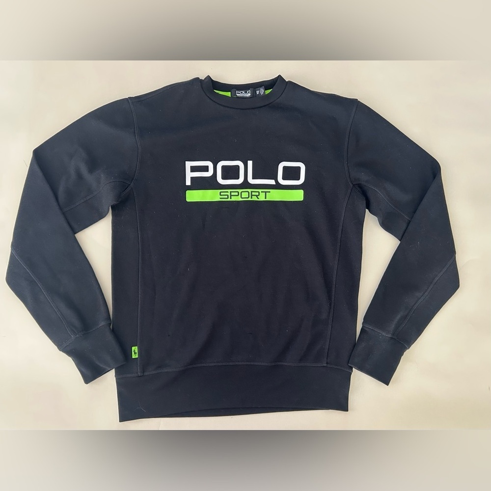 Polo by Ralph Lauren Men's Black Crewneck Sweatshirt with size XS